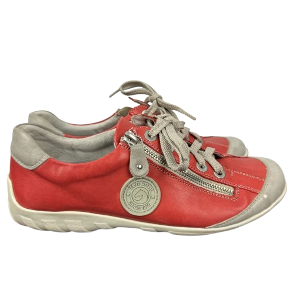 Remonte TRAQ Alegria Tennis Shoes W 8/8.5 Red Comfort Smart Walking Sneakers